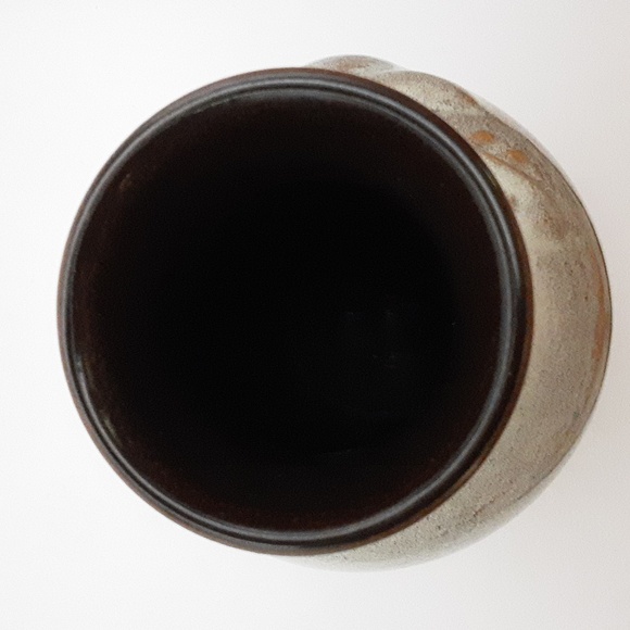 Vintage Glazed Pottery Vase 8.5" tall - Picture 5 of 7